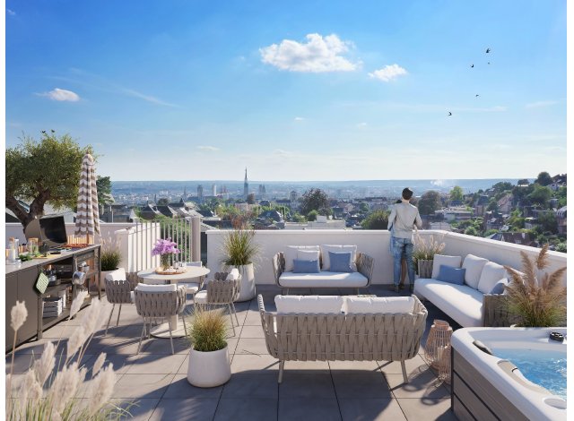 Programme immobilier neuf éco-habitat L'Echappée à Bihorel