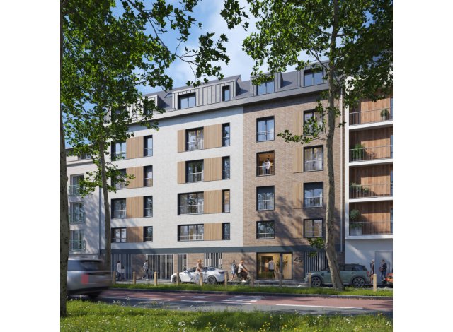Programme immobilier neuf éco-habitat Equiria à Rouen