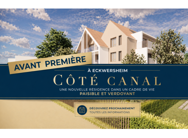 Immobilier neuf Eckwersheim : Côté Canal