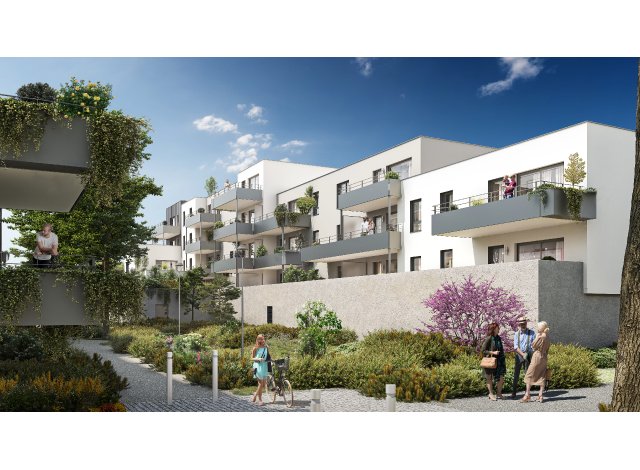 Investissement locatif en France : programme immobilier neuf pour investir Le Sentier des Platanes à Florange
