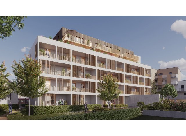 Investissement locatif dans le Bas-Rhin 67 : programme immobilier neuf pour investir L'Idylle  Illkirch-Graffenstaden