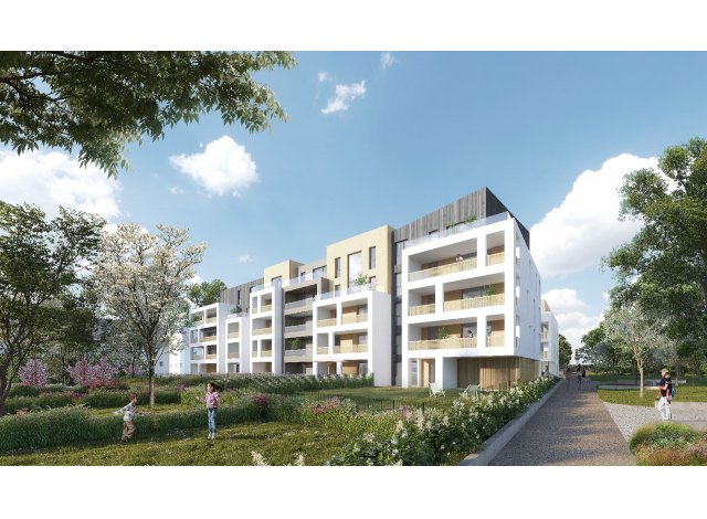 Investissement locatif en Alsace : programme immobilier neuf pour investir Les Terrasses du Parc à Oberhausbergen