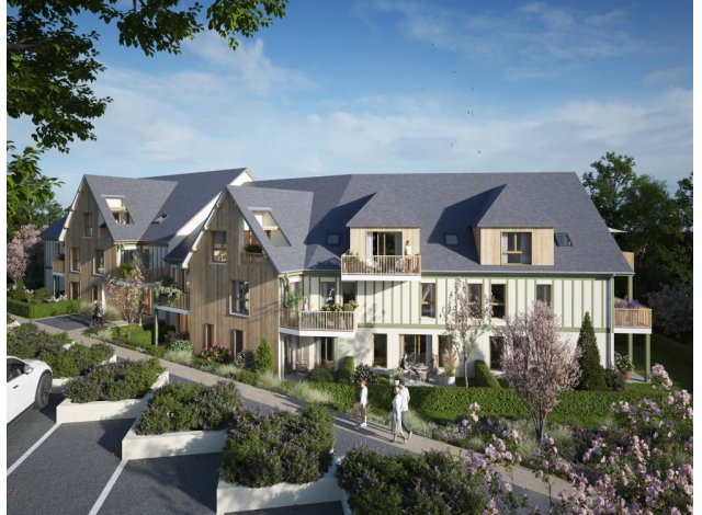 Programme immobilier neuf éco-habitat Le Clos de la Tourelle à Touques