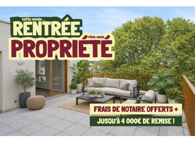 Immobilier neuf éco-habitat Ville&nature à Villers-lès-Nancy