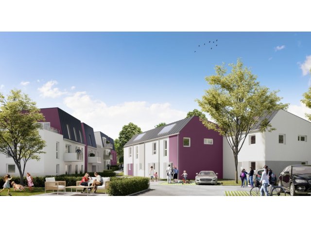 Appartements et maisons neuves éco-habitat L'Écrin des Jardiniers à Nancy