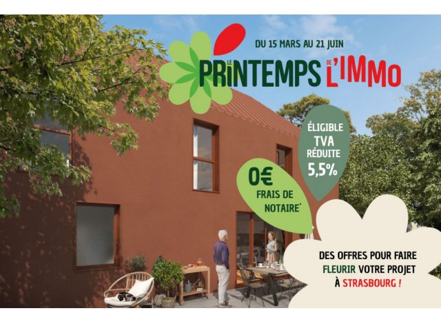 Programme immobilier neuf �co-habitat Terra Rossa � Strasbourg