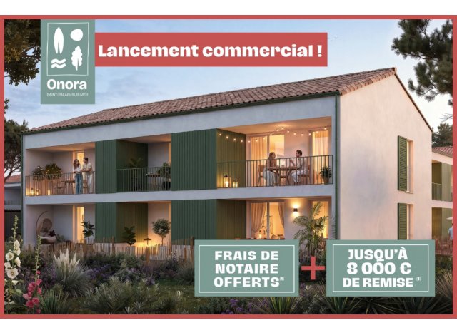 Logement neuf Saint-Palais-sur-Mer : Onora