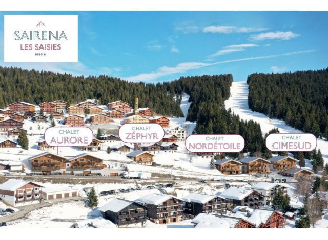 Appartements et maisons neuves co-habitat Sairena  Les-Saisies