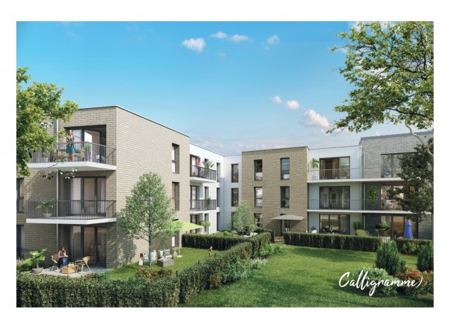 Programme immobilier neuf éco-habitat Calligramme à Lambersart