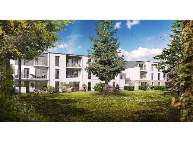 Investissement locatif dans le Loiret 45 : programme immobilier neuf pour investir Parc Bellebat à Orléans