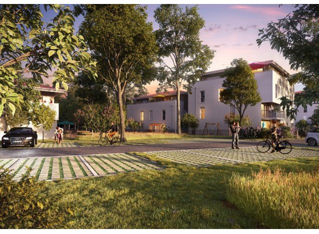 Investissement locatif en Gironde 33 : programme immobilier neuf pour investir Le Clos des Lotiers à Le Taillan-Médoc