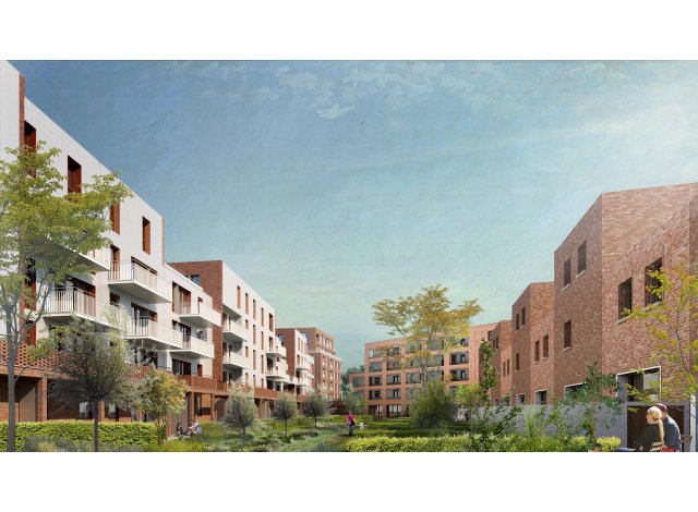 Programme immobilier neuf éco-habitat Parenthese Verte à Lille