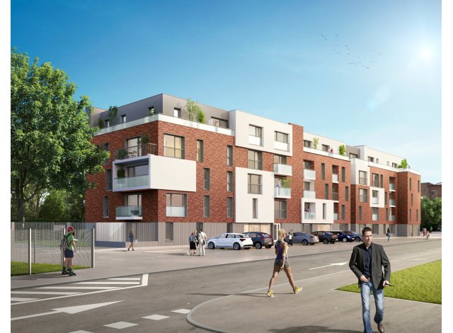 Programme immobilier neuf éco-habitat Residence Blanquart Evrard à Loos