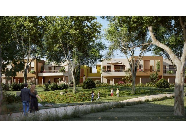 Programme immobilier neuf éco-habitat Les Jardins Intemporels à Marseille 14ème