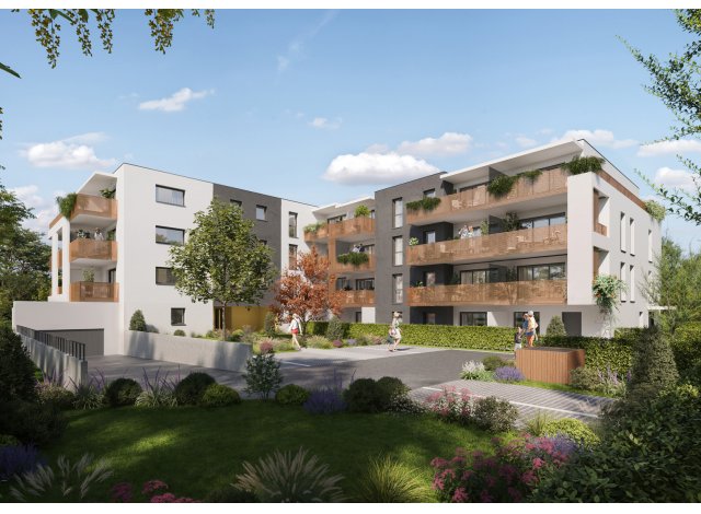 Programme immobilier neuf éco-habitat Trait d'Union à La Motte-Servolex