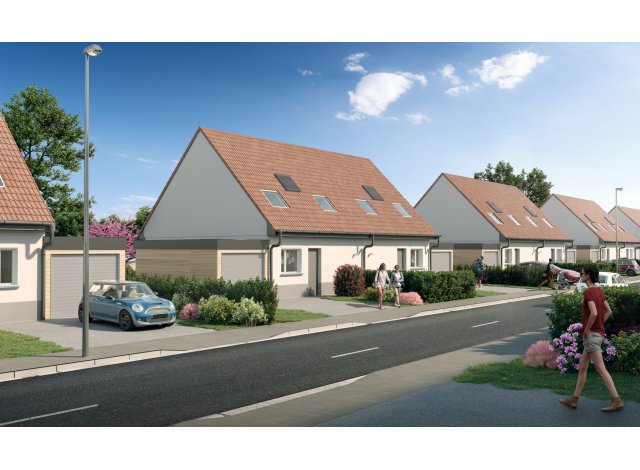 Investissement locatif dans l'Oise 60 : programme immobilier neuf pour investir Le Village Saint Eloi  Ribecourt-Dreslincourt