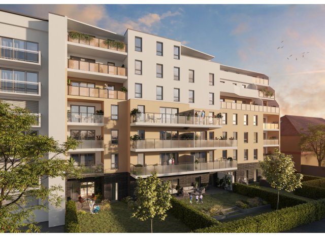 Programme immobilier neuf éco-habitat Faubourg 39 à Annemasse