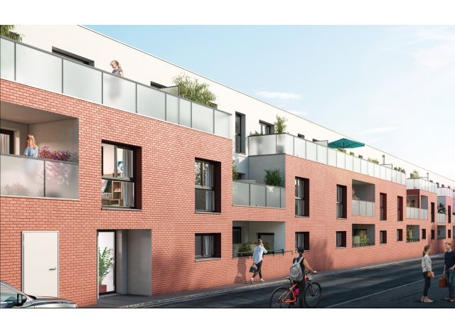 Investissement locatif en Seine-Maritime 76 : programme immobilier neuf pour investir Nouvel Angle à Le Petit-Quevilly
