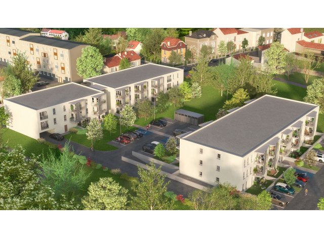 Programme immobilier neuf éco-habitat Les Jardins de Clotilde à Reims