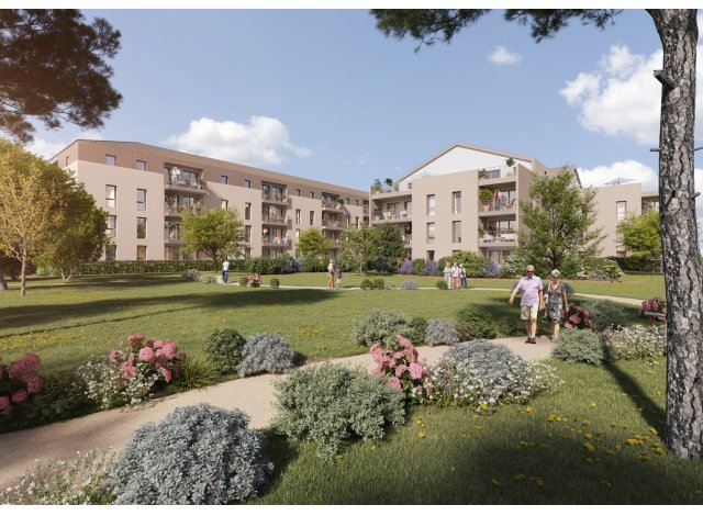Programme immobilier neuf éco-habitat Silva - Services Séniors à Bourg-en-Bresse
