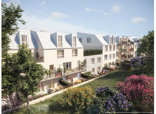 Programme immobilier neuf éco-habitat Mahonia à Caen