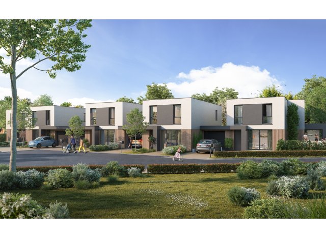 Programme immobilier neuf éco-habitat Les Villas de la Pévèle à Wahagnies