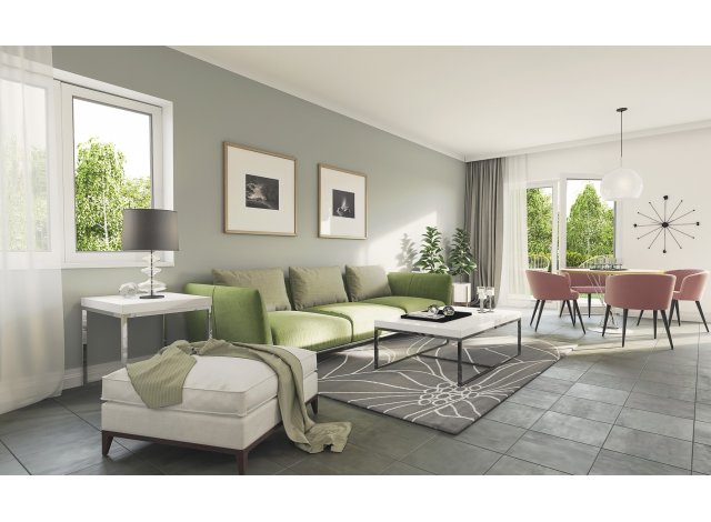 Investissement locatif en Gironde 33 : programme immobilier neuf pour investir Castelie  Bassens