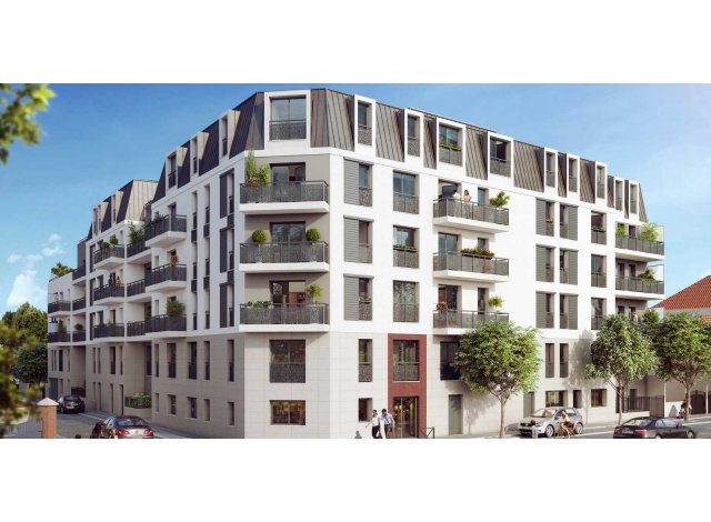 Investissement locatif dans le Val d'Oise 95 : programme immobilier neuf pour investir Coeur Utrillo à Sannois