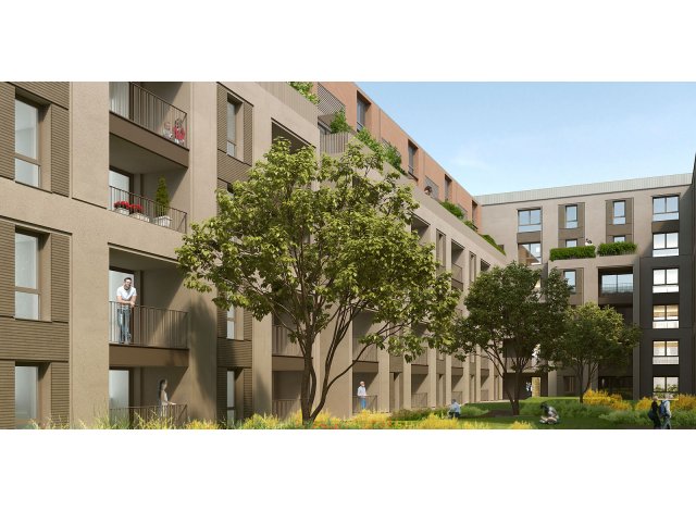 Programme immobilier neuf éco-habitat Brazz'Île à Bordeaux