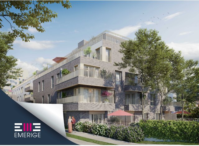 Investissement locatif dans les Hauts de Seine 92 : programme immobilier neuf pour investir Allée du Prunier Hardy  Bagneux