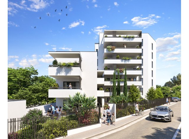 Investissement locatif dans les Bouches-du-Rhne 13 : programme immobilier neuf pour investir 9ème Symphonie  Marseille 9ème
