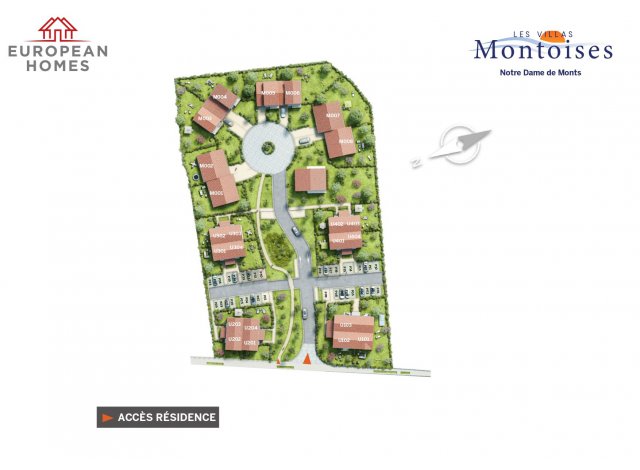 Programme neuf Les Villas Montoises  Notre-Dame-de-Monts