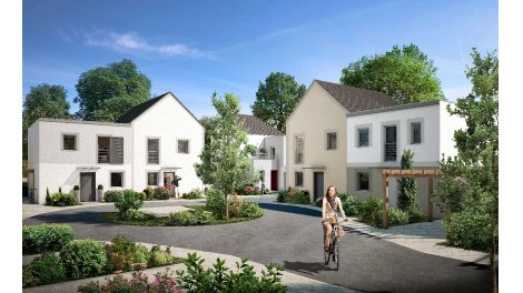 Investissement locatif en Indre-et-Loire 37 : programme immobilier neuf pour investir Le Domaine Fleuri à Veigne