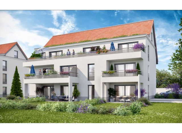 Appartements et villas neuves éco-habitat Residence l'Elliance à Gaillard