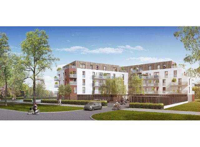 Investissement locatif en Nord-Pas-de-Calais : programme immobilier neuf pour investir Lysea  Armentières