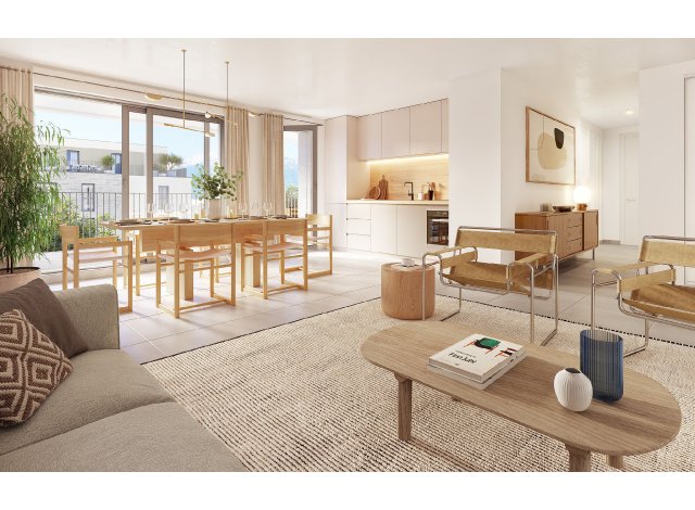 Programme immobilier neuf éco-habitat Harmonie à Eybens