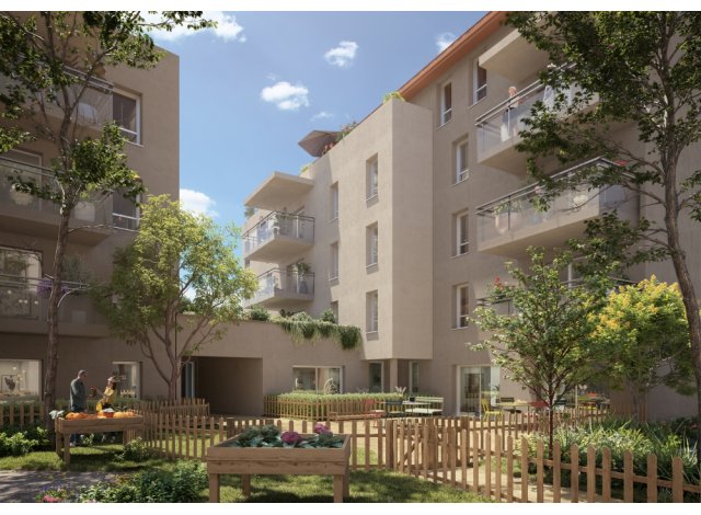 Investissement locatif en France : programme immobilier neuf pour investir Les Temporelles Bonneville à Bonneville