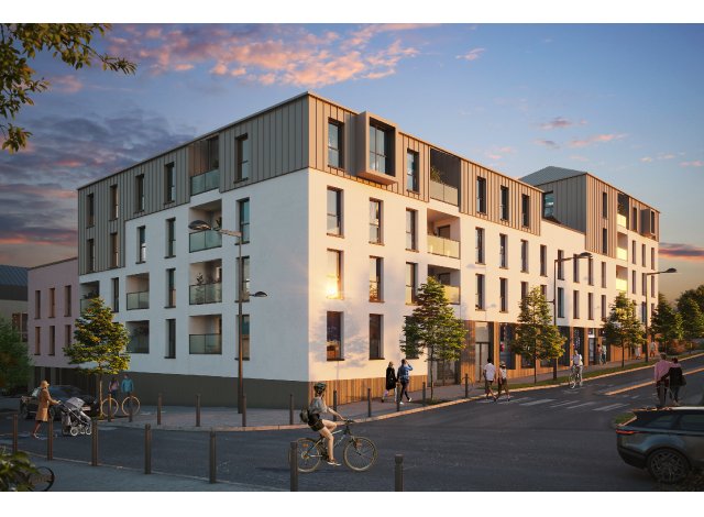 Investissement locatif en Centre Val de Loire : programme immobilier neuf pour investir L'Ecrin l'Ilot Saint Jean  Chartres