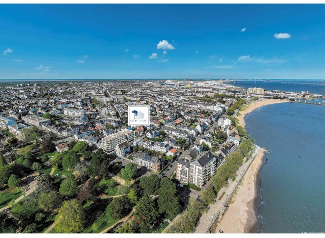 Investissement locatif en Loire Atlantique 44 : programme immobilier neuf pour investir Cote Parc  Saint-Nazaire