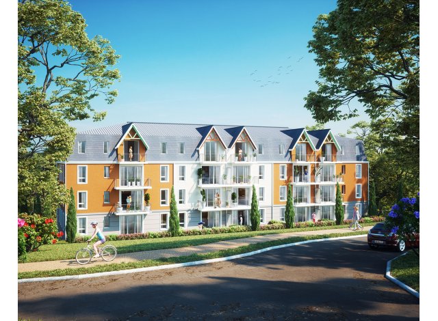 Investissement locatif en France : programme immobilier neuf pour investir Les Balcons d'Acadie 3 à Pont-l'Évêque