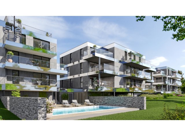 Programme immobilier neuf éco-habitat Les Perles de Saint-Marc à Brest