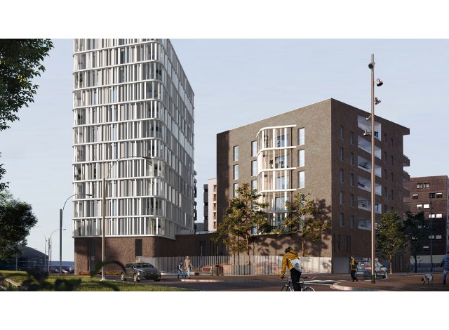 Programme immobilier neuf éco-habitat Vertigo à Brest