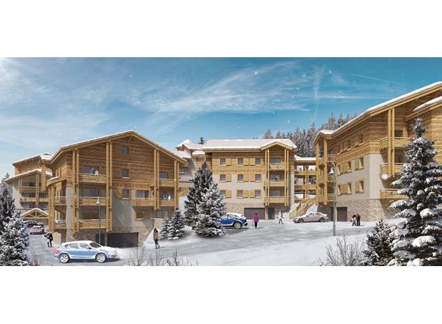 Investissement locatif en France : programme immobilier neuf pour investir L'Eyssina Lodge - Vars à Vars