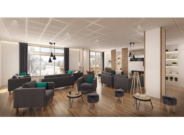 Investissement locatif en France : programme immobilier neuf pour investir L'Eyssina Lodge - Vars à Vars