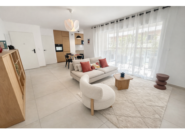 Programme immobilier neuf éco-habitat Les Terrasses Gambetta à Hyères