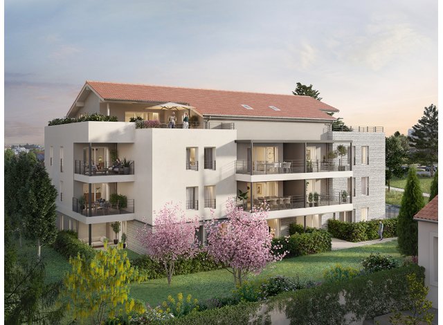 Investissement locatif en Rhône-Alpes : programme immobilier neuf pour investir Clos Verde à Caluire-et-Cuire