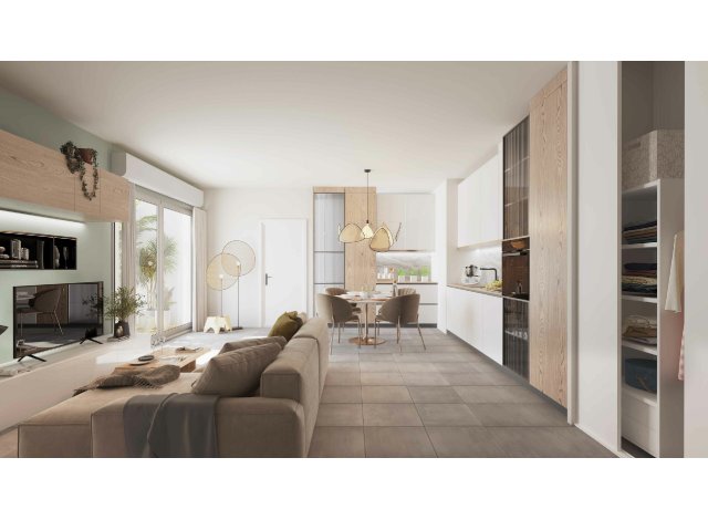 Programme immobilier neuf éco-habitat Le Bourgoin à Bourgoin-Jallieu