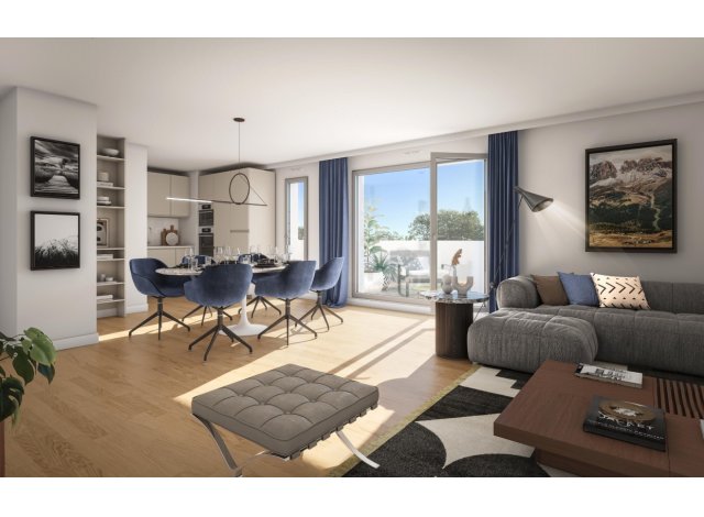 Programme immobilier neuf éco-habitat Le Renouveau - Tva 5.5% à Grenoble