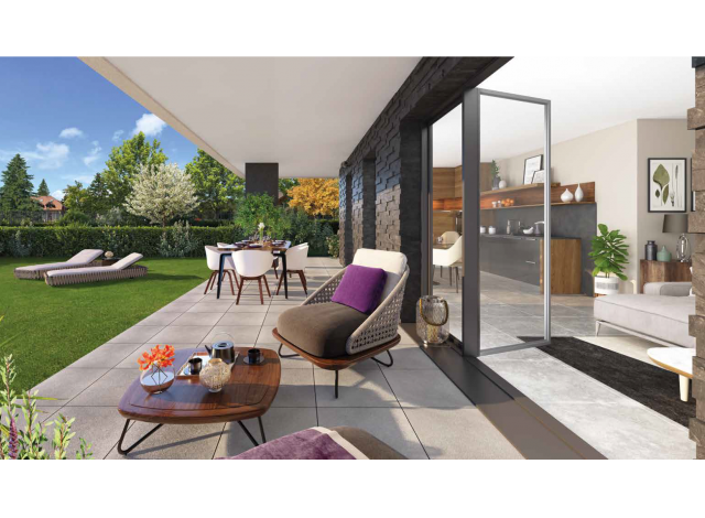 Appartements et villas neuves �co-habitat Le Buccolique � Perrignier