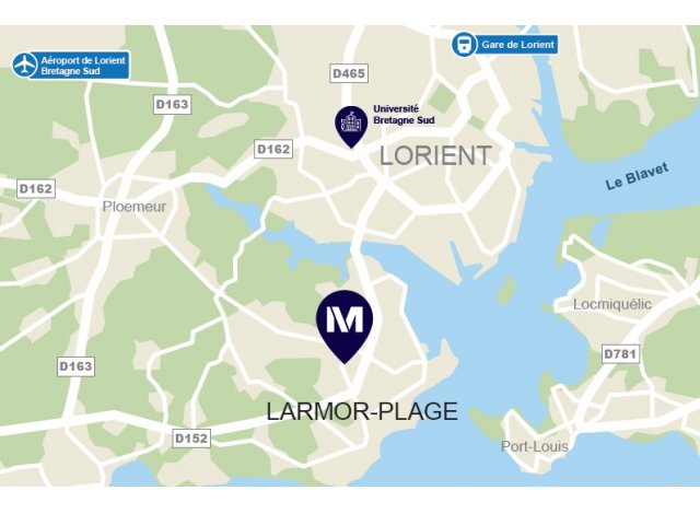 Programme immobilier Larmor-Plage